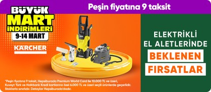 Karcher Markalı Elektrikli El Aletleri  Ürünlerinde Kaçırılmayacak Fırsatlar