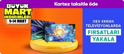 Dev Ekran Televizyonlarda Dev Fırsatlar!