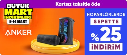 Anker Hoparlörlerde Sepette %25 İndirim
