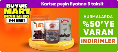 Ramazana Özel Hurmalarda %50'ye Varan İndirimler