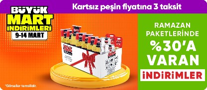 Ramazan Paketlerinde %30'a Varan İndirimler