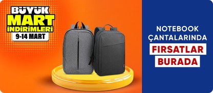 Notebook çantalarda fırsatlar