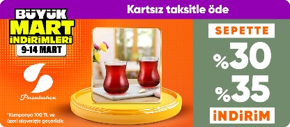 Paşabahçe ürünlerinde Sepette %30 net indirim  (100 TL ve üzeri alışverişlerde geçerlidir)