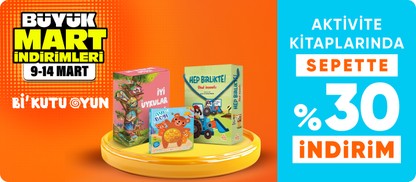 Aktivite kitaplarında  sepette %30 indirim