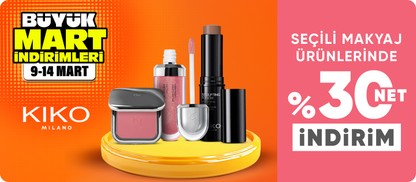 Seçili makyaj ürünlerinde %30 net indirim