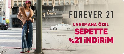 Lansmana özel sepette %21 indirim