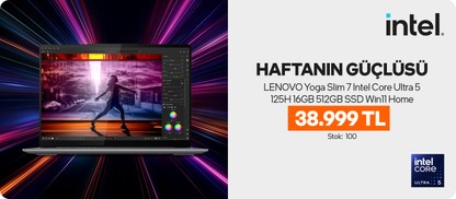 Haftanın Güçlüsü  Lenova Yoga Slim 7  Intel Core Ultra 5 Laptop 
