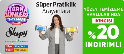 Sleepy Yağ Çözücü & Kireç Sökücülerde 2. Ürüne Sepette %20 İndirim