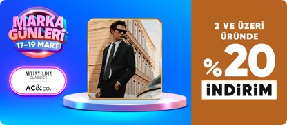 2 ve üzeri üründe  %20 indirim
