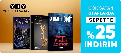Çok satan kitaplarda sepette %25 indirim