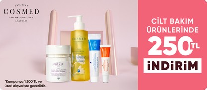 Cilt bakım ürünlerinde sepette %50 indirime ek 100 TL indirim kuponu*