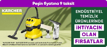 Karcher Markalı Ürünlerle Bahar Temizliği