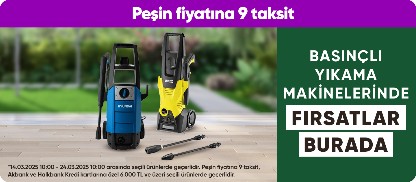 Basınçlı Yıkama Makinelerinde Kaçırılmayacak Fırsatlar