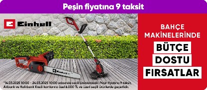 Einhell Markalı Bahçe Makinelerinde Fırsatlar
