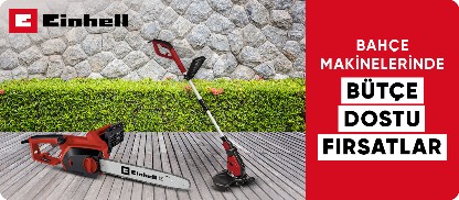 Einhell Markalı Bahçe Makinelerinde Fırsatlar