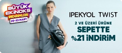 2 ve üzeri ürüne  sepette %21 indirim