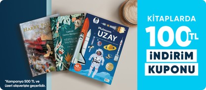 Kitaplarda  500 TL ve üzerine 100 TL indirim kuponu