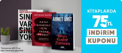 Kitaplarda  400 TL ve üzerine 75 TL indirim kuponu