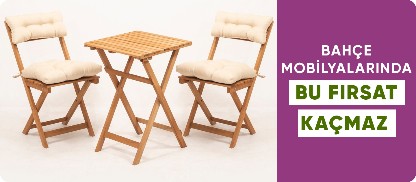 Bahçe Mobilyalarında Bahar Fırsatı 