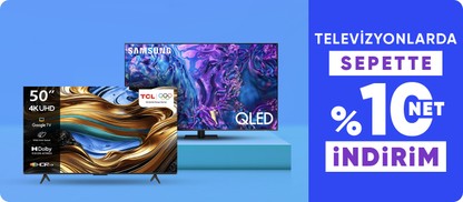 Televizyonlarda Sepette %10 Net İndirim