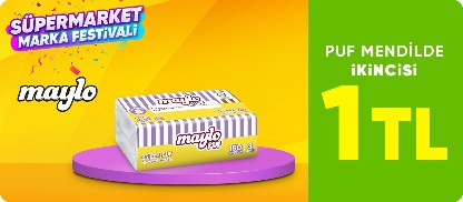 Maylo Puf Mendilde 2.si 1 TL Fırsatı