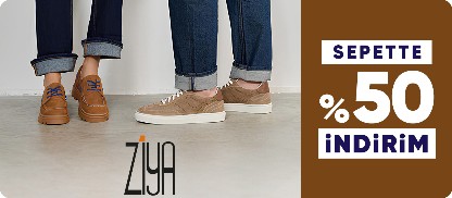 Ziya Ayakkabı Sepette %50 İndirim