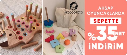 Moccotoys Eğitici ve Ahşap Oyuncaklarda Sepette Net %30 İndirim