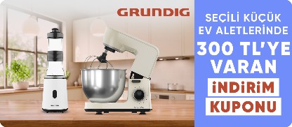 Grundig Küçük Ev Aletlerinde 300 TL varan kupon fırsatları!