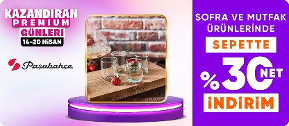 Paşabahçe Ürünlerinde Sepette %30 net İndirim