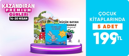 Çocuk kitaplarında 5 adet 199 TL