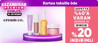 Cilt bakım ürünlerinde  %10'a varan indirim