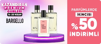 Parfümlerde 2.'si %50 indirimli