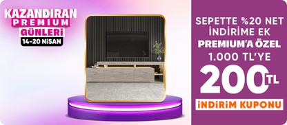 Tv Ünitelerinde Sepette %20  net indirim