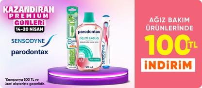 Sensodyne&Parodontax Ürünlerinde 500 TL'ye 100 TL İndirim