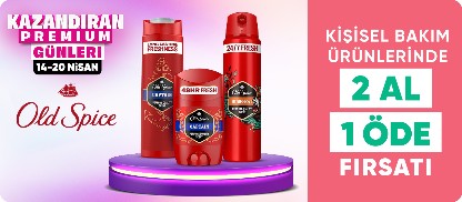 Old Spice Ürünlerinde 2 Al 1 Öde Fırsatı!