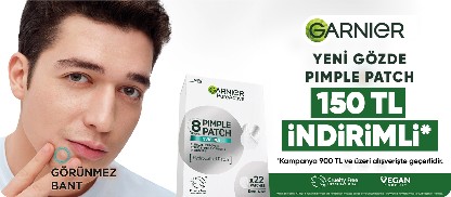 Garnier'in yeni gözdesi Pimple Patch 150 TL indirimli*