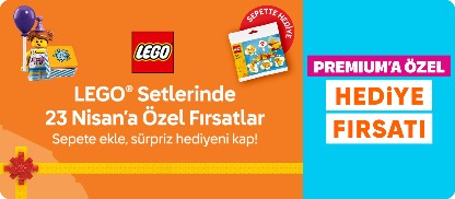 Premiuma özel Lego® Alışverişine X Hediye!