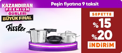 Fissler ürünlerinde Sepette %15-%20 İndirim