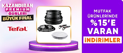 Tefal Ürünlerinde Sepette %15'e varan indirim