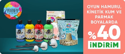 Mammacomica Dough Oyun Hamuru, Kinetik Kum ve Parmak Boyalarda %40 İndirim