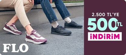 FLO 2500 TL'ye 500 TL İndirim Fırsatı