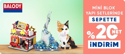 Balody Mini Blok Yapı Setlerinde Sepette Net %20 İndirim