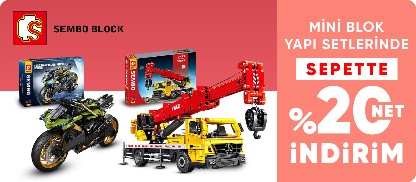 Sembo Block Oyuncak Blok Yapı Setlerinde Sepette Net %20 İndirim
