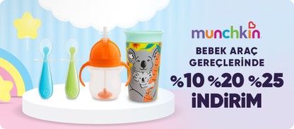Munchkin Beslenme Gereçlerinde 20-25-30 İndirim!