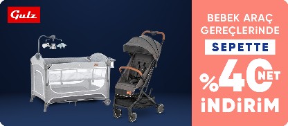 Gulz Bebek Araç Gereçlerinde Sepette Net %40 İndirim