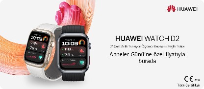 Huaweı Watch D2 # Siyah Kauçuk