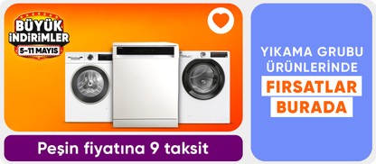 Yıkama grubu ürünlerinde  beklediğin fırsatlar