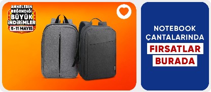 Notebook çantalarda fırsatlar