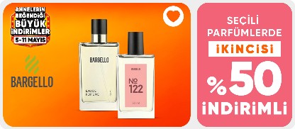 Seçili parfümlerde 2.’si %50 indirim