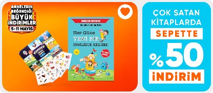 Çok satan kitaplarda sepette %50 indirim